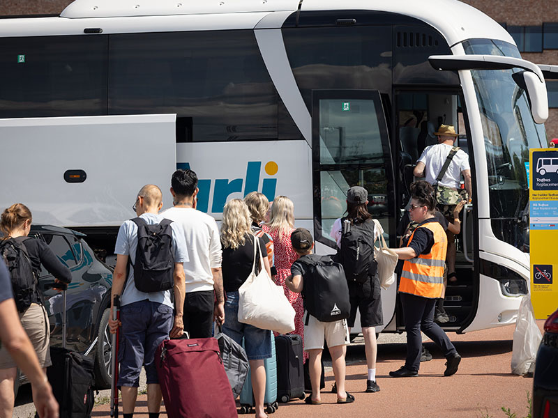 Buspassagerer