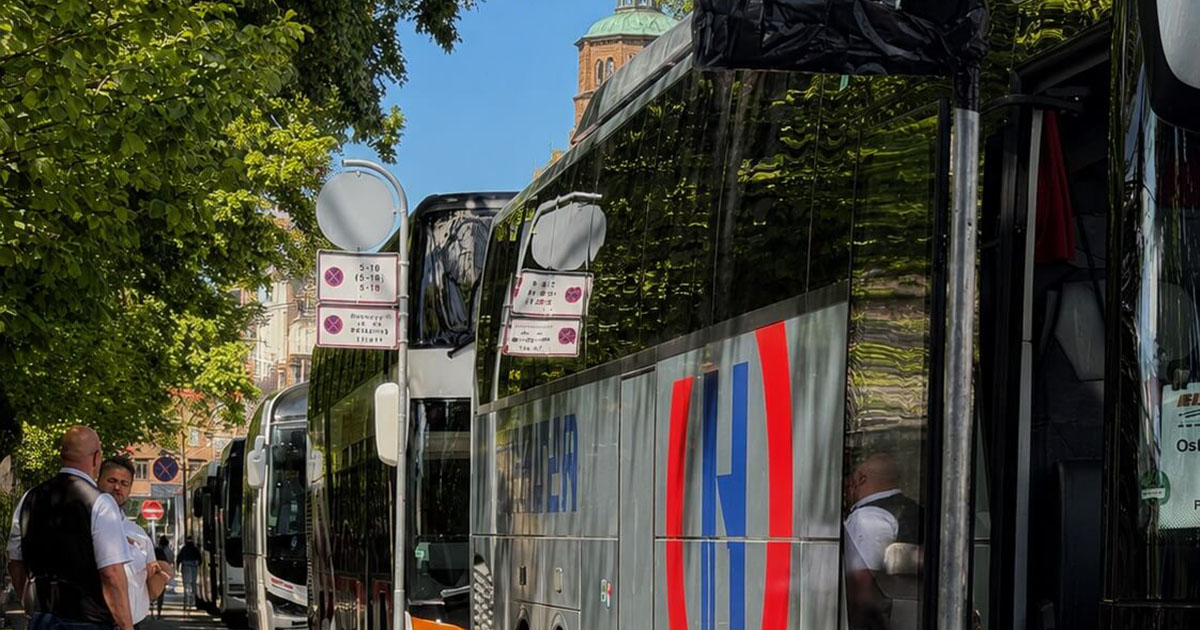 DPT udenlandske turistbusser