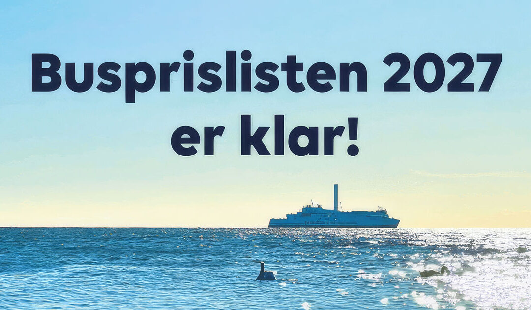 Scandlines har offentliggjort buspriserne for 2027